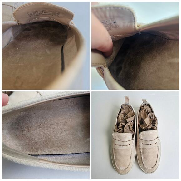 Suede Loafers Vionic Uptown Size 8.5 Pastel Peach Leather Comfort Flats Penny - Picture 11 of 14